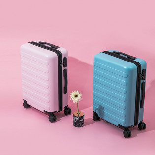 90 GO FUN Rhine-Flower suitcase Pink